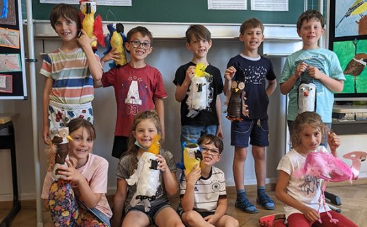 Schülerinnen und Schüler der Grundschule Wollmesheimer Höhe in Landau, Foto: Zooschule Landau, Foto: Zooschule Landau